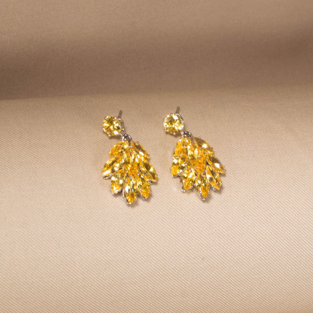 Amber Sunshine Chandelier Set
