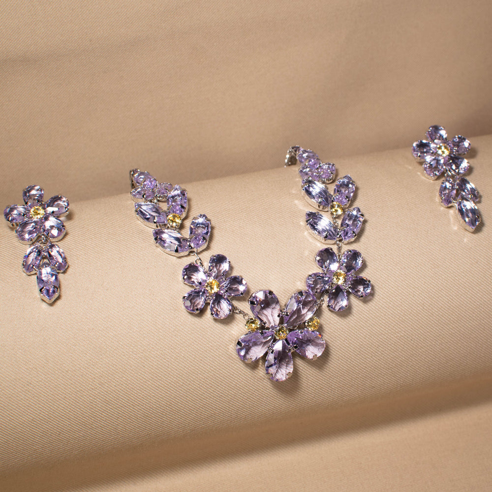 Amethyst Meadow Necklace Set