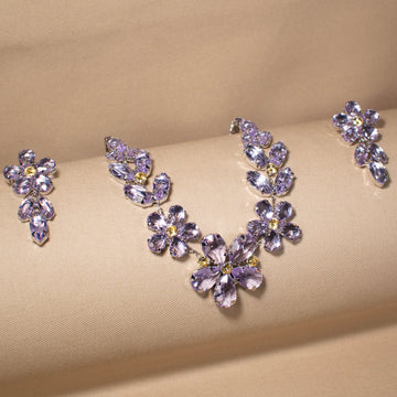 Amethyst Meadow Necklace Set