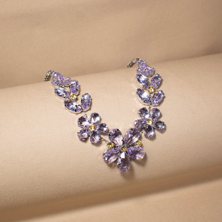 Amethyst Meadow Necklace Set