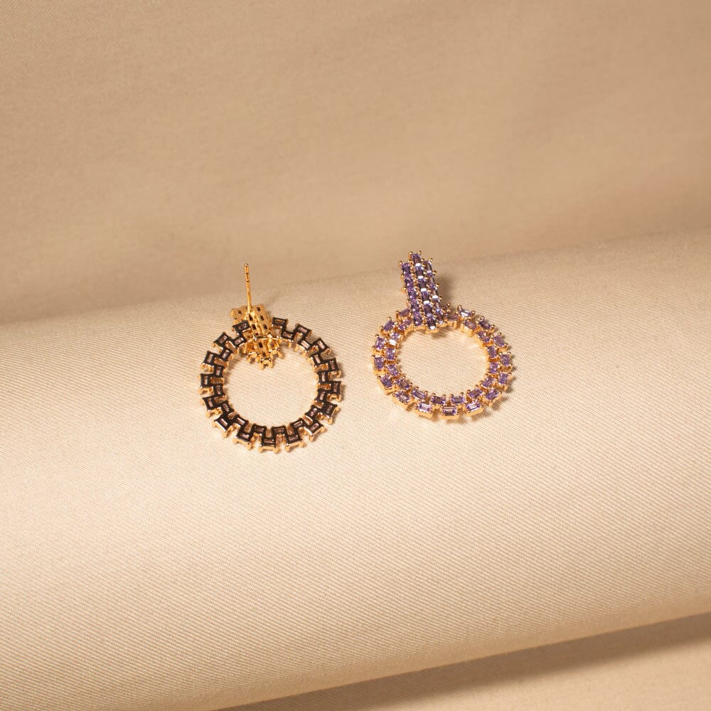 Amethyst Orbit Earrings