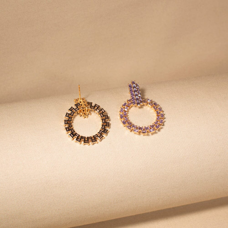 Amethyst Orbit Earrings