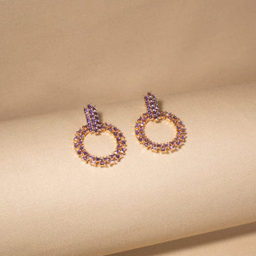 Amethyst Orbit Earrings