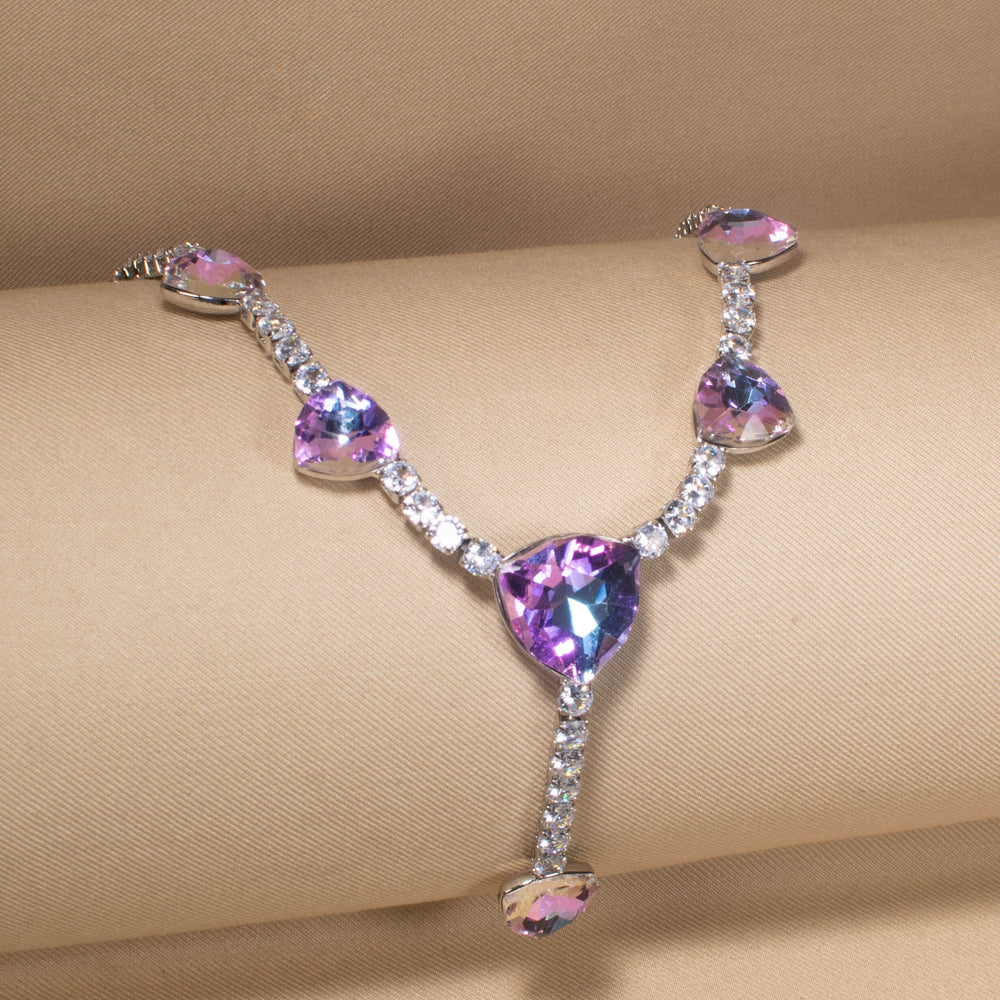 Amethyst Romance Y-Necklace Set