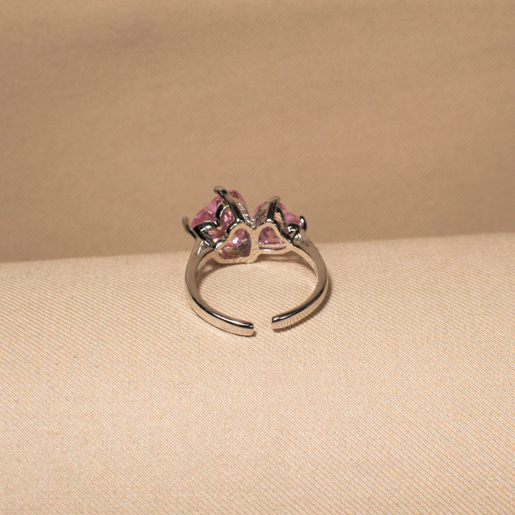 Amour Duo Ring - Pink