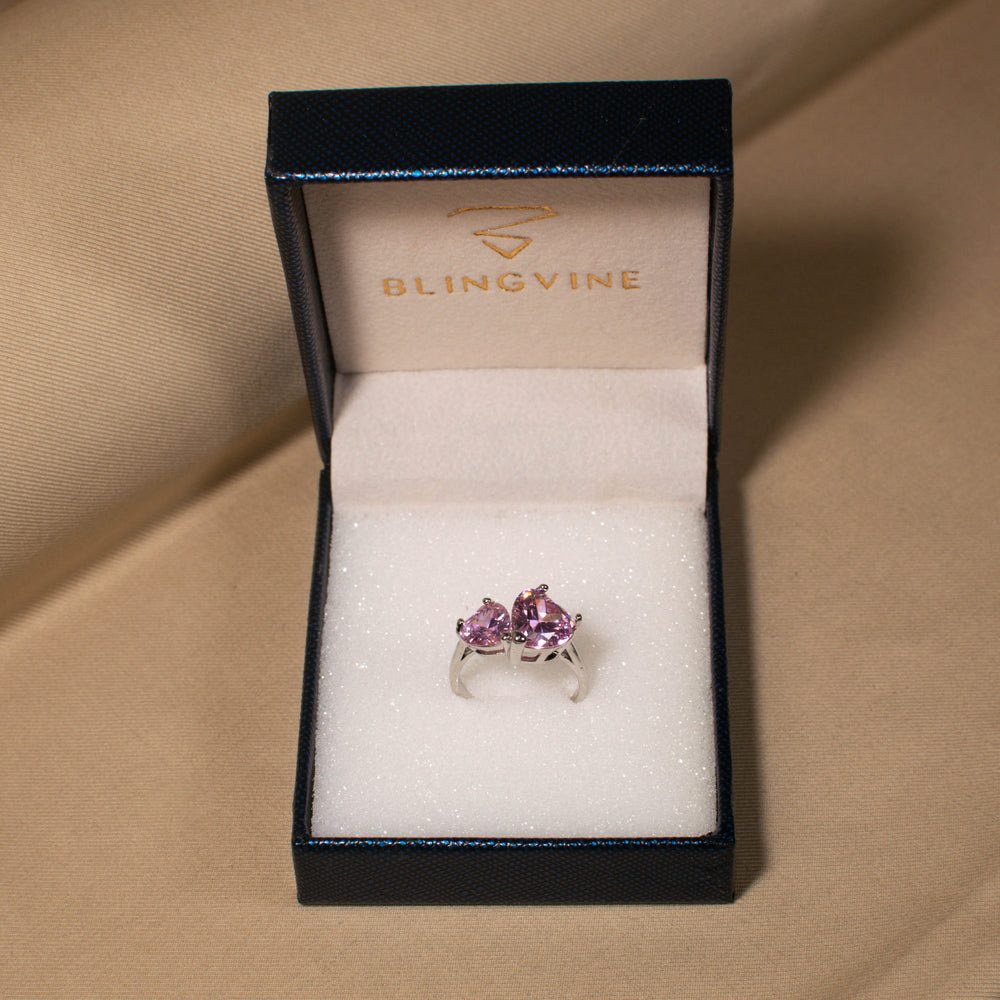 Amour Duo Ring - Pink
