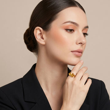 Amour Duo Ring - Yellow