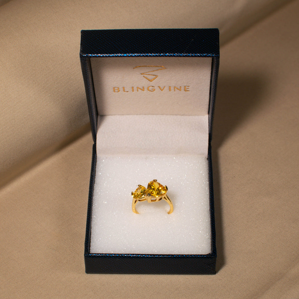 Amour Duo Ring - Yellow