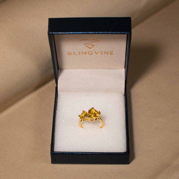 Amour Duo Ring - Yellow