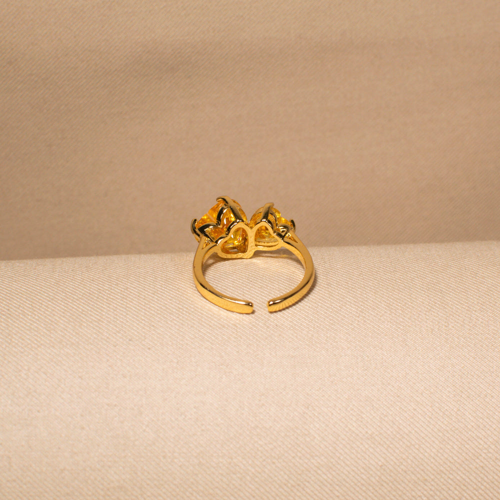 Amour Duo Ring - Yellow