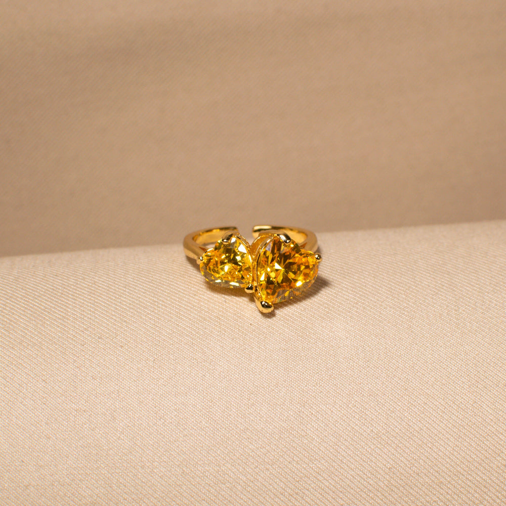 Amour Duo Ring - Yellow