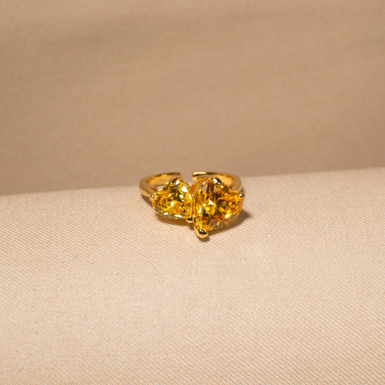 Amour Duo Ring - Yellow