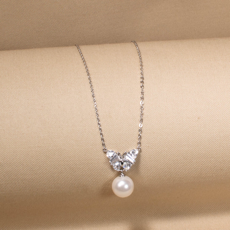 Angel Wing Pearl Drop Set