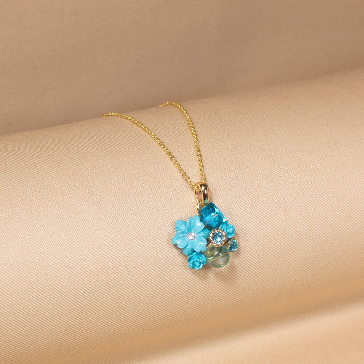 Anya Pendant Set-Blue-Nature Collection