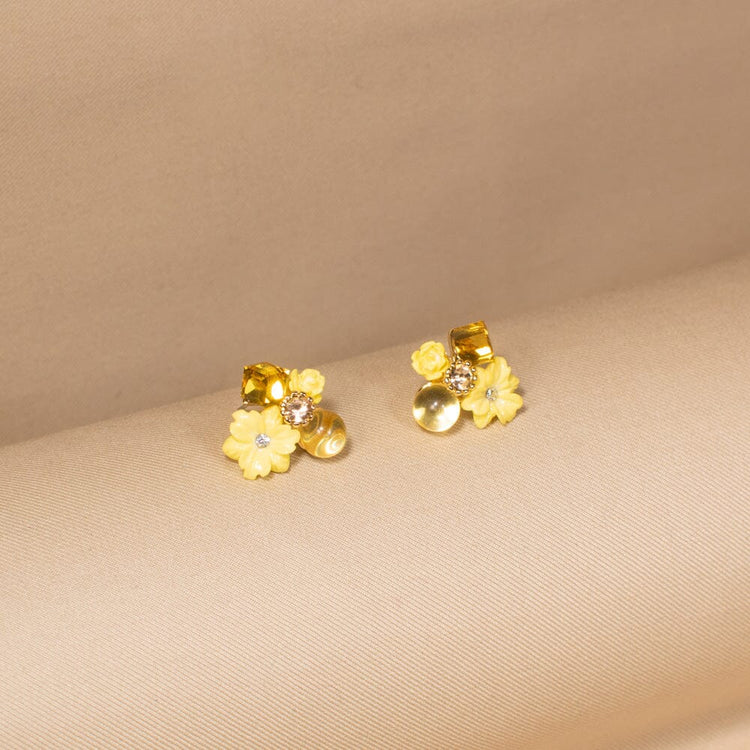 Anya Pendant Set-Yellow-Nature Collection
