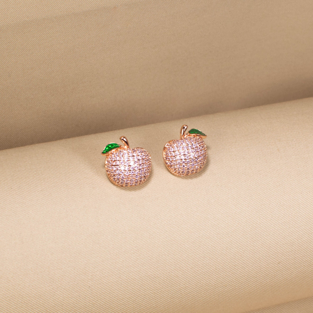 Apple Of My Eye Studs - Pink