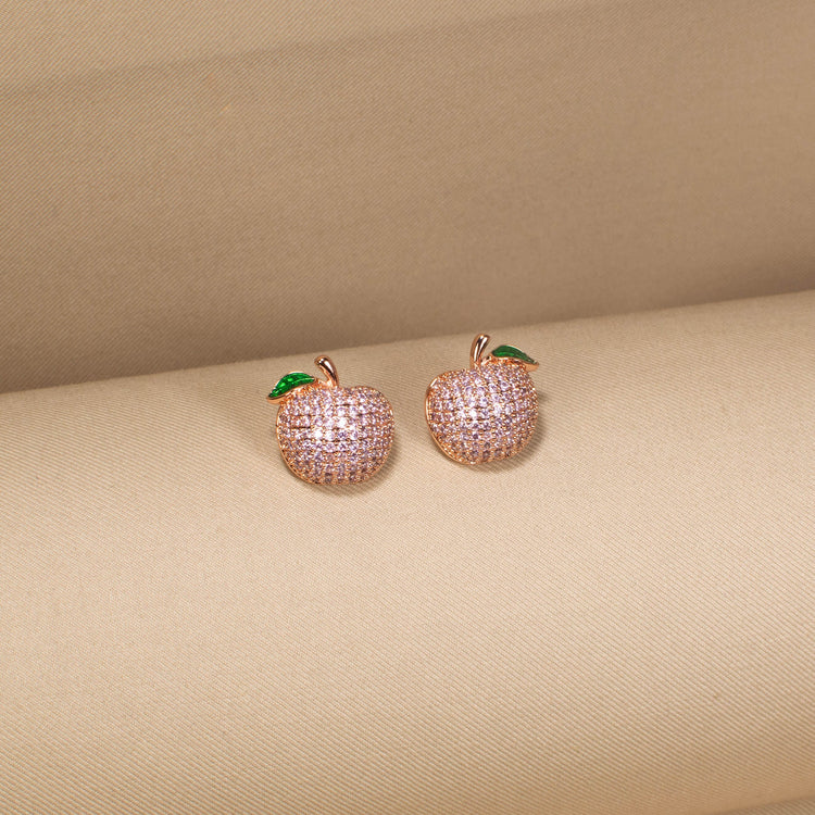 Apple Of My Eye Studs - Pink