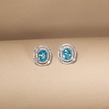 Aqua Ripple Studs