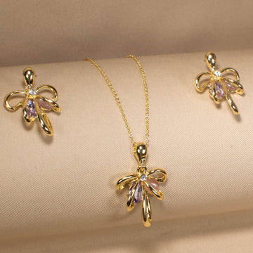 Arabella Bow Sparkle Set