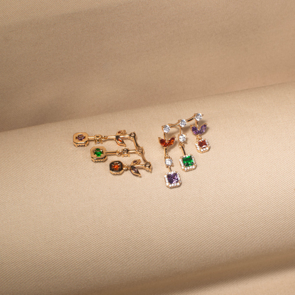 Aria Earrings - Golden