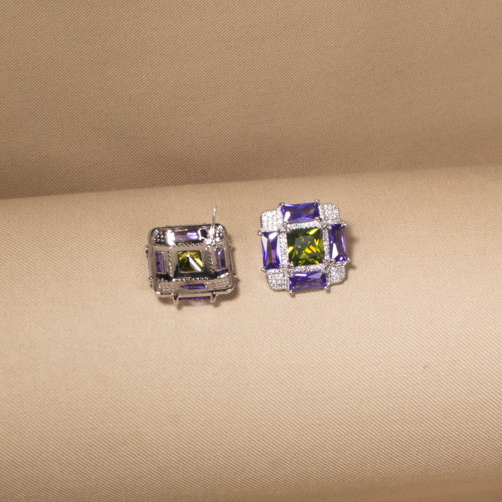 Art Deco Velvet Studs