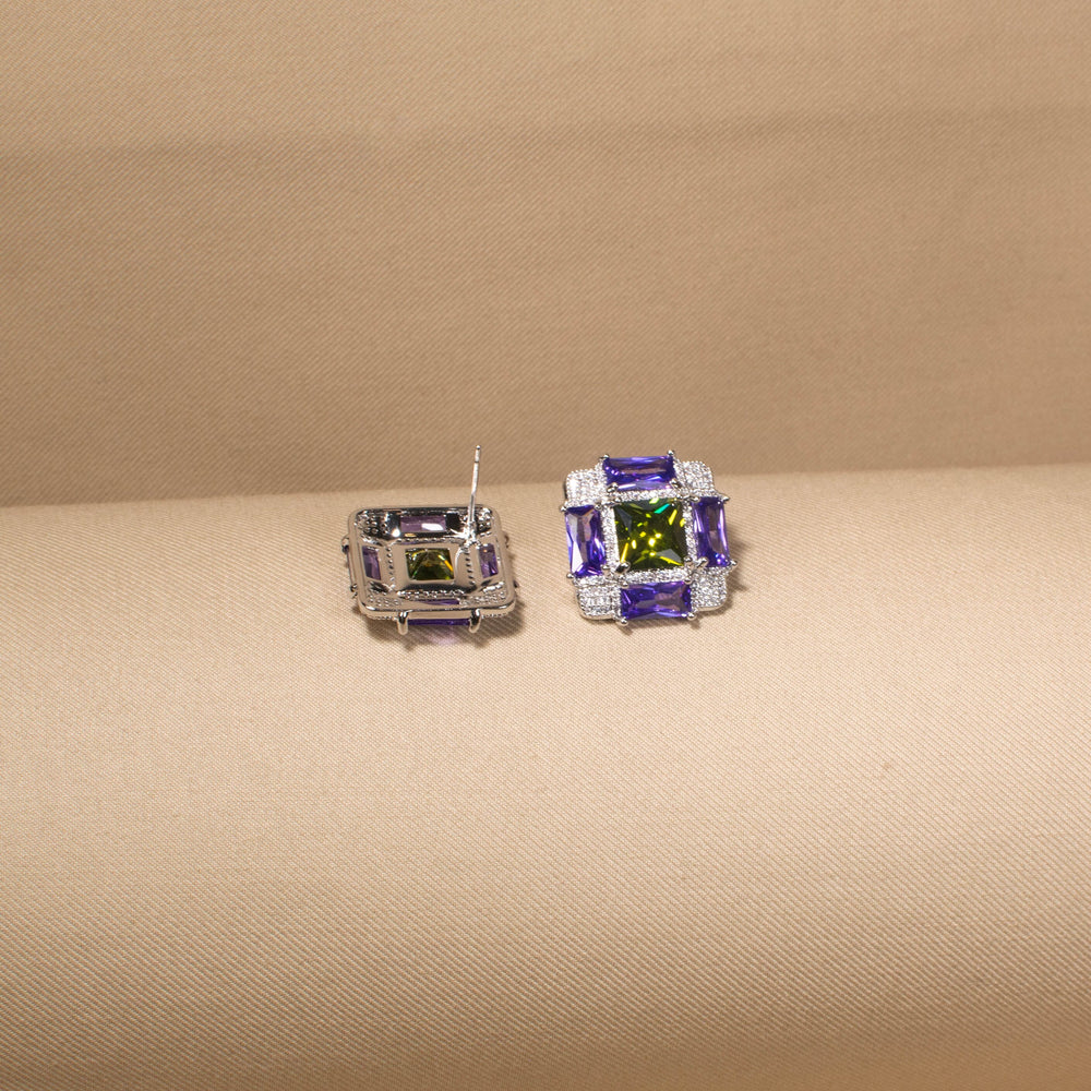 Art Deco Velvet Studs