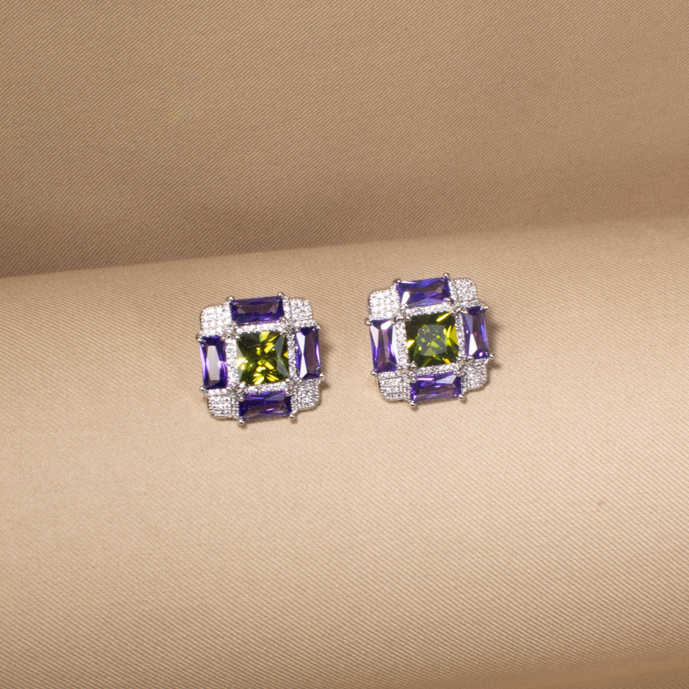 Art Deco Velvet Studs