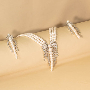 Astra Glint Necklace Set - Pratha Collection