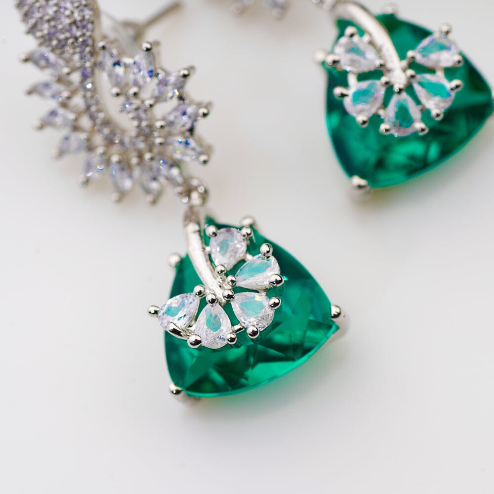 Athena Sea Green Earrings