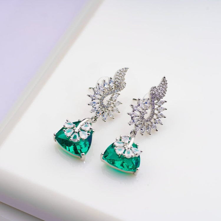 Athena Sea Green Earrings