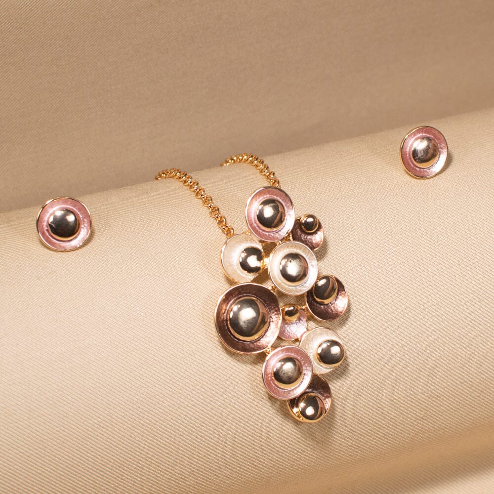 Aura Cluster Pendant Set - Edgy Collection