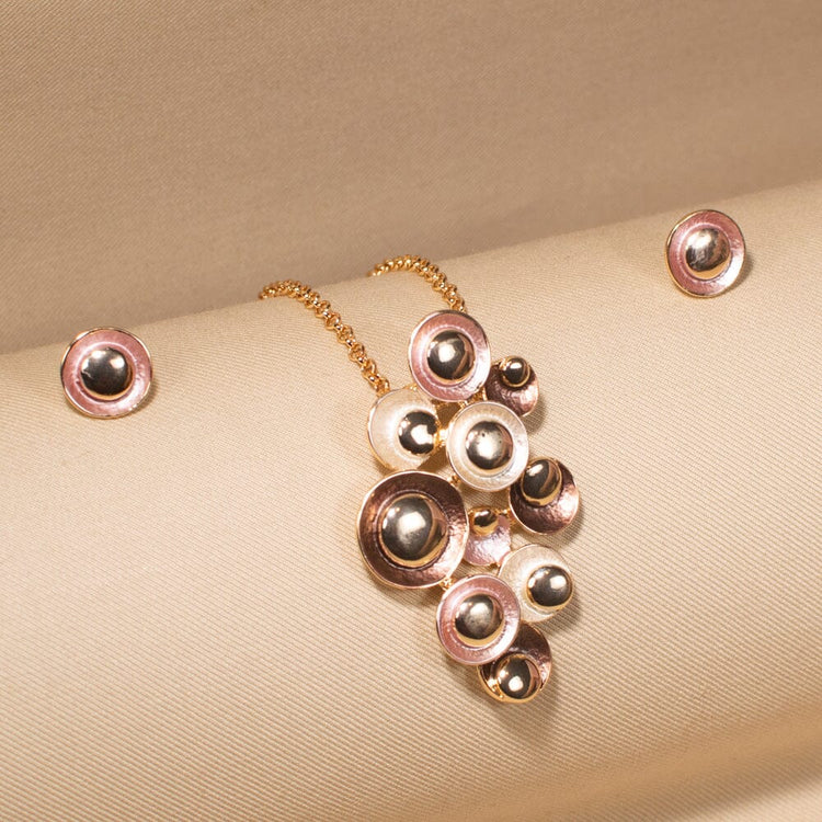 Aura Cluster Pendant Set - Edgy Collection