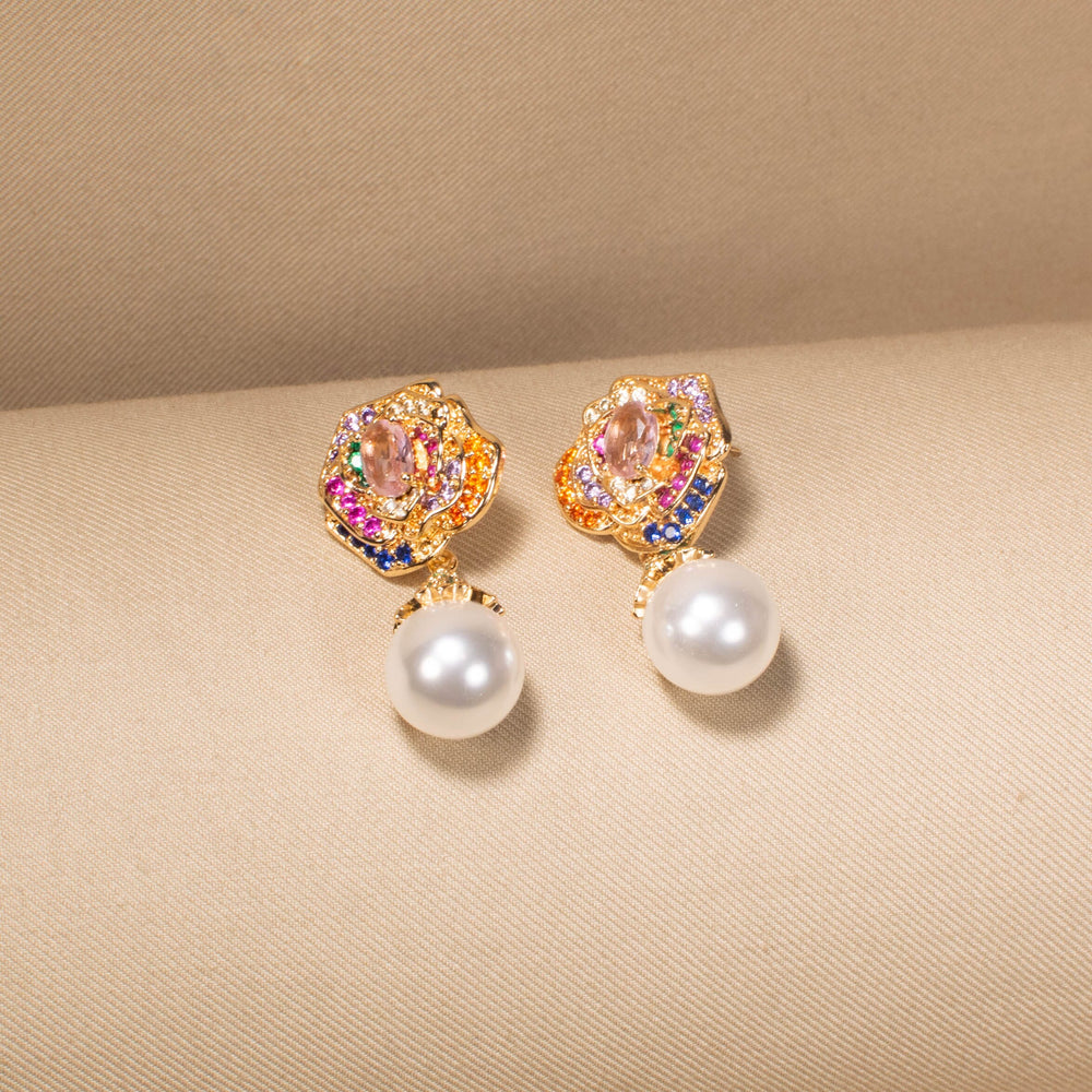 Aura Pearl Drop Pendant Set