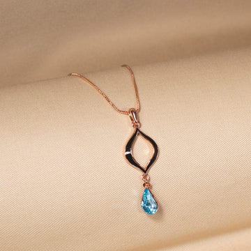 Aura Twist Chain Pendant (No earrings)