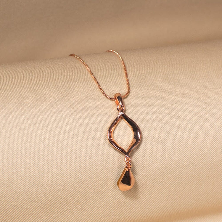 Aura Twist Chain Pendant (No earrings)