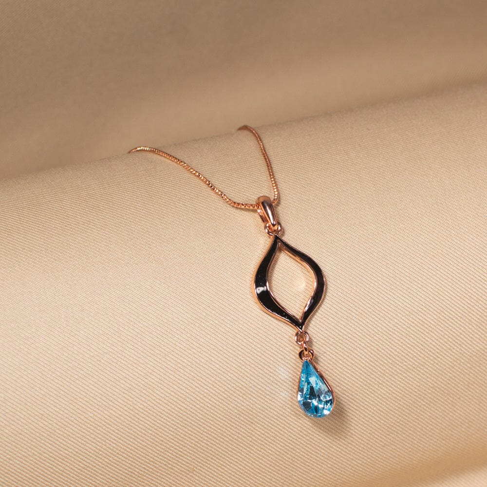 Aura Twist Chain Pendant (No earrings)