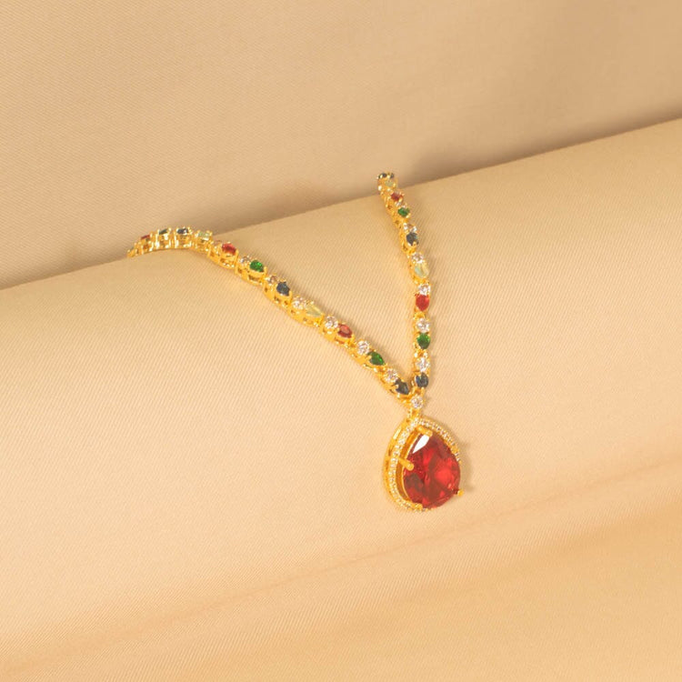 Aureline Necklace Set - Glitterati Collection