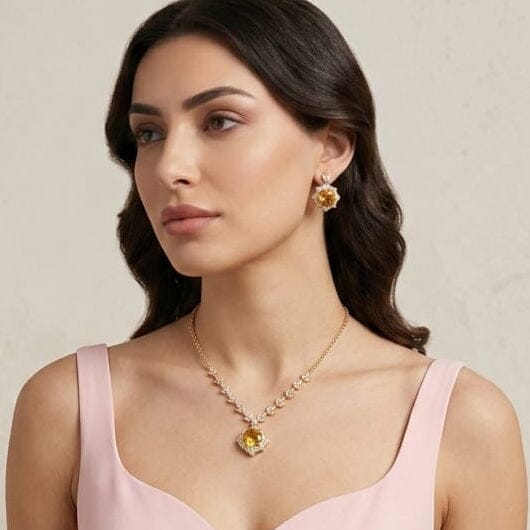 Aurum Shine Necklace Set