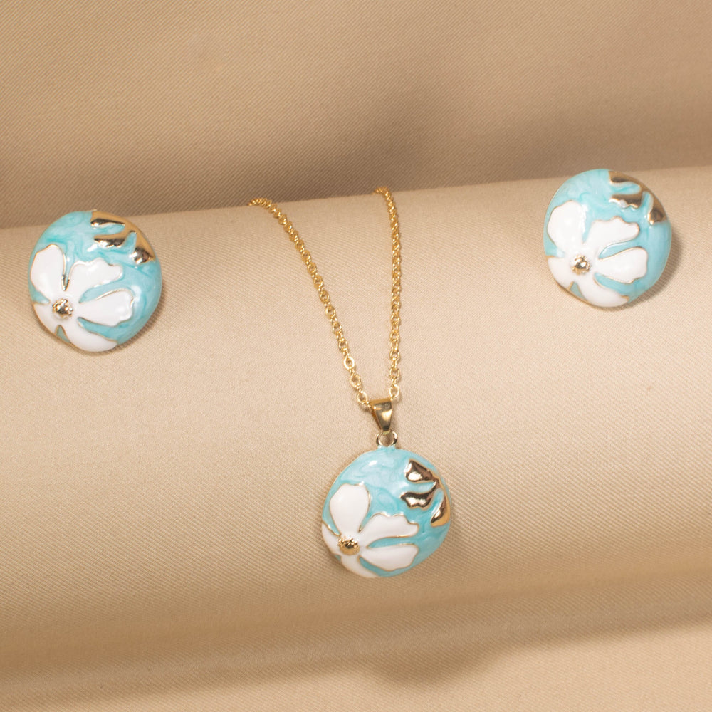 Avela Pendant Set - Blue- Nature Collection