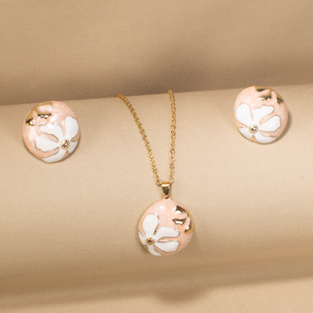 Avela Pendant Set - Pink - Nature Collection