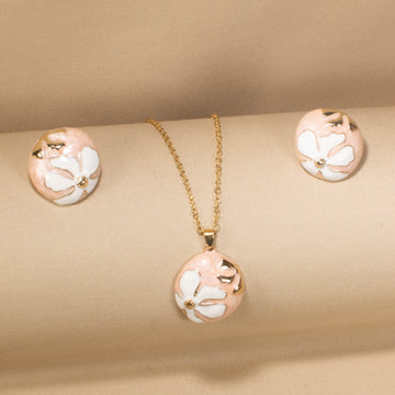 Avela Pendant Set - Pink - Nature Collection