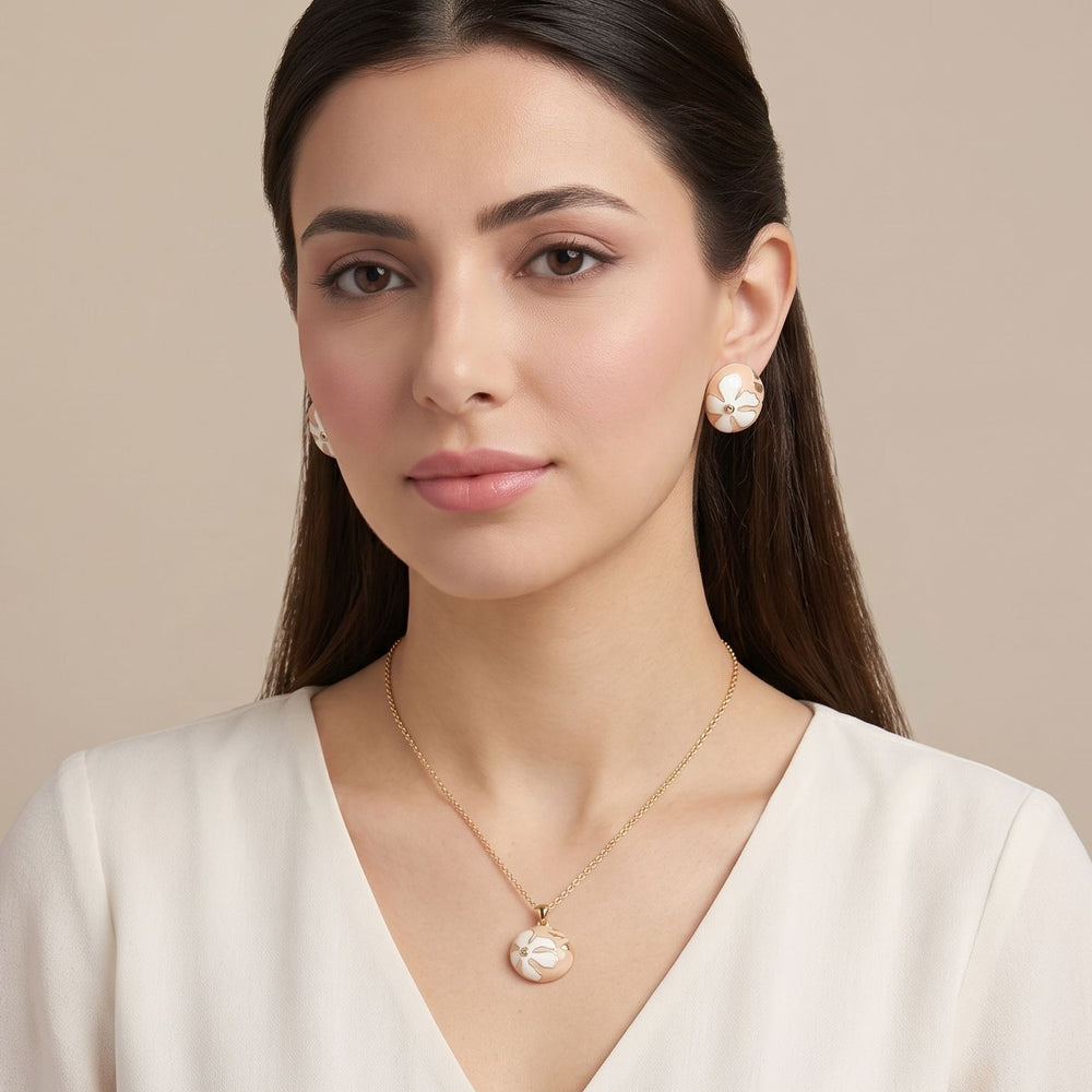 Avela Pendant Set - Pink - Nature Collection