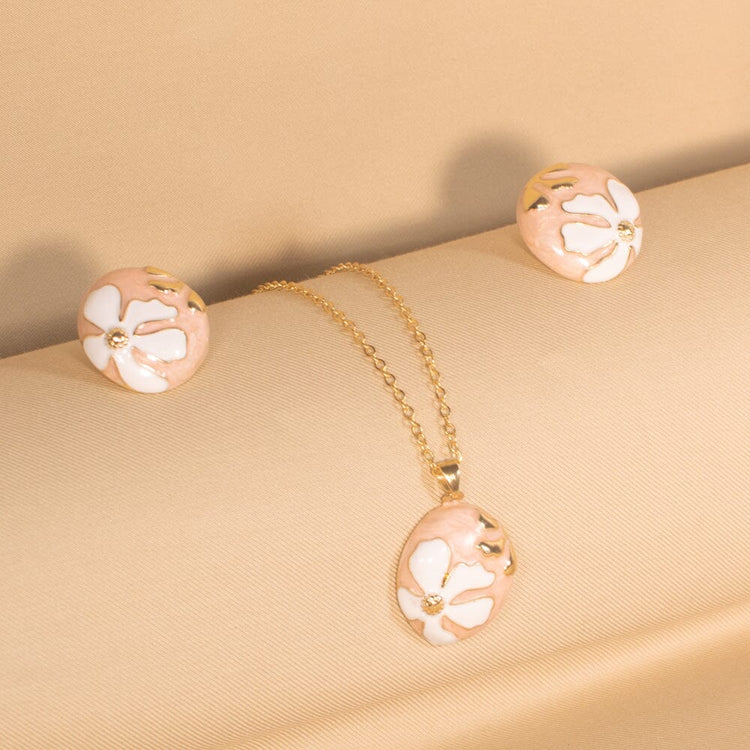 Avela Pendant Set - Pink - Nature Collection