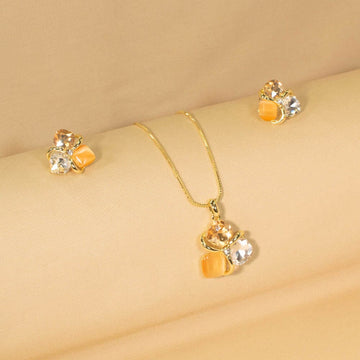Avery Pendant Set - Peach - Minima Collection