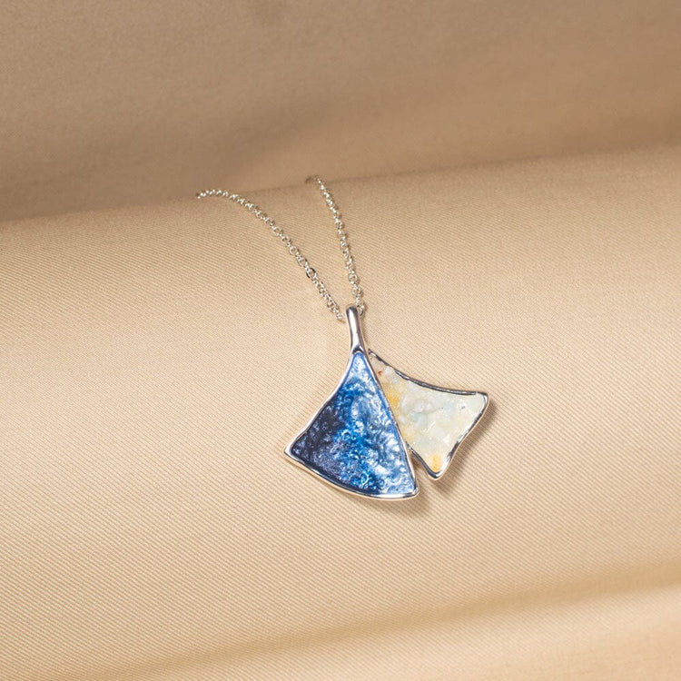Azul Fan Pendant Set-Edgy Collection
