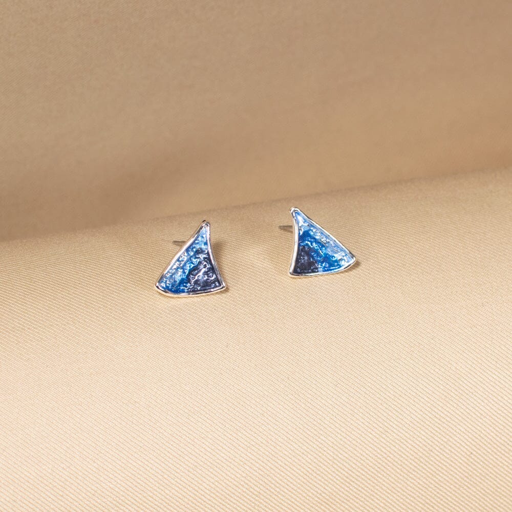 Azul Fan Pendant Set-Edgy Collection