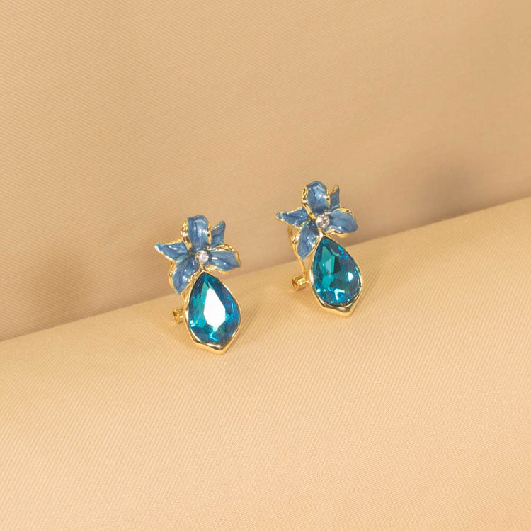 Azure Bloom Pendant Set - Minima Collection