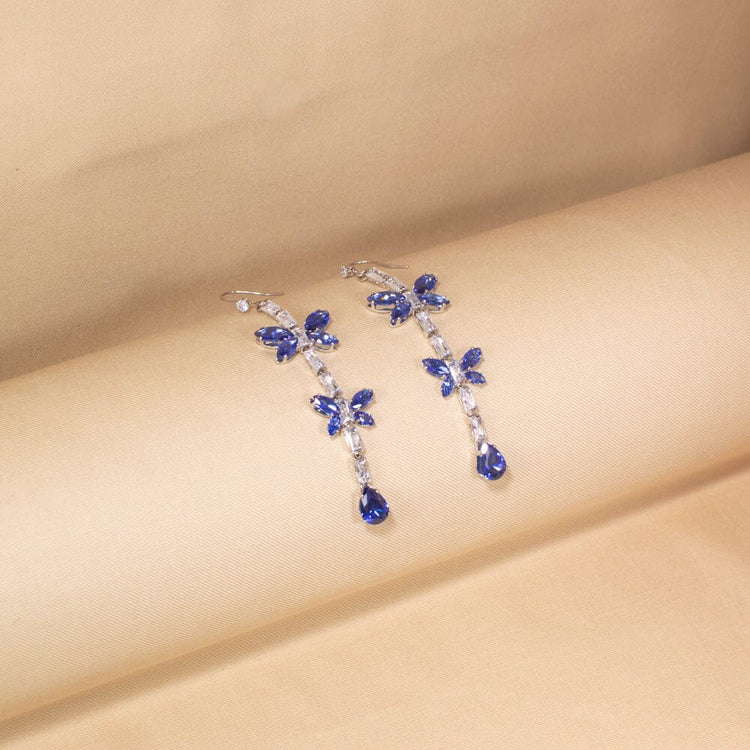 Azure Flutter Necklace Set-Glitterati Collection