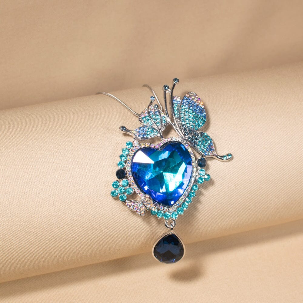 Azure Heart Empress Pendant Set