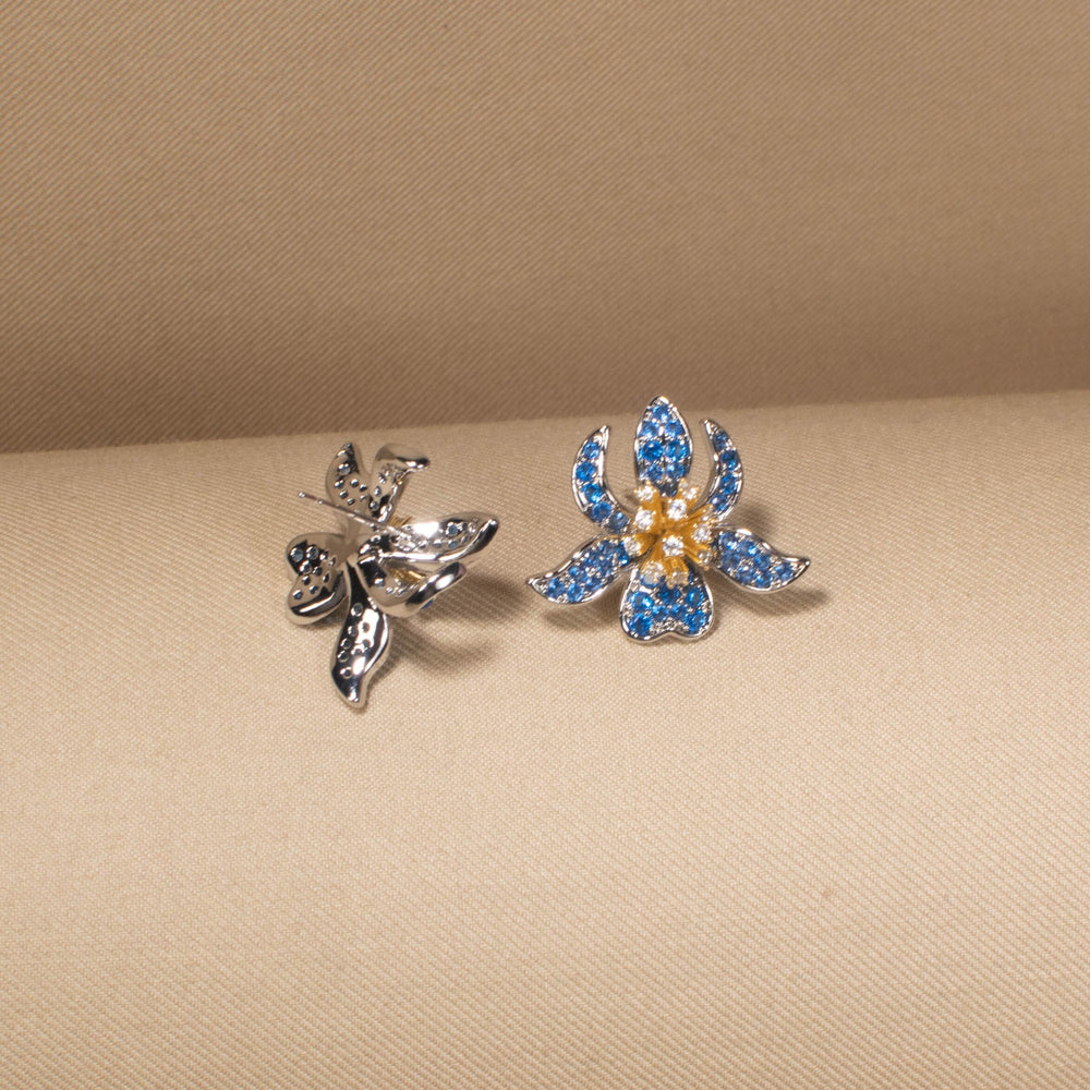 Azure Petal Earrings